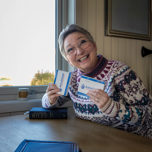 Sølvi fra Tromsø er veldig fornøyd med leddproduktet Artroshield