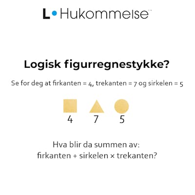 L-hukommelse hjernetrim med figurer for bedre hukommelse