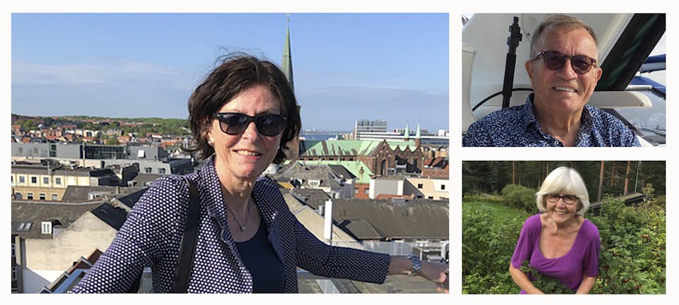 Bilde av Elfrid, Ingrid og Evald – tre brukere av L-Hukommelsesom en del av sin daglige rutine